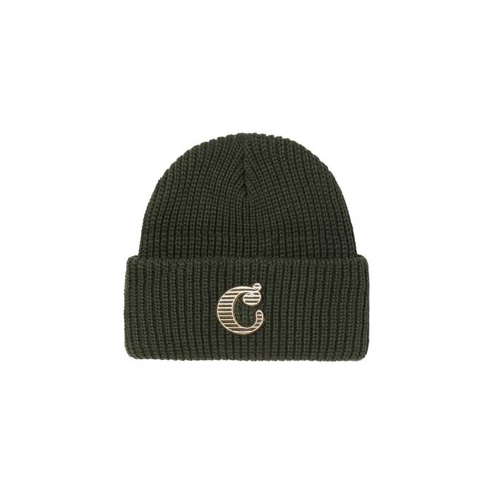 鉄道車両ハート形 ダブリューアイピー Carhartt Wip 【 Cold World Beanie Unisex Green 】 旗がしら かぶり笠 ユニ一発やる green 緑・緑であること