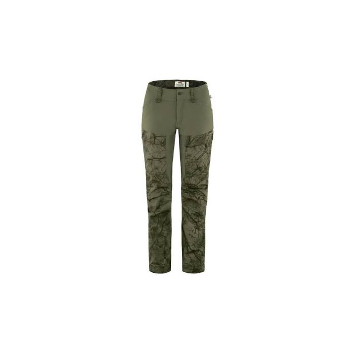 【 Keb Trousers W Green Camo Women Blue 】 green 緑・緑であること 間鴨柄 レディース 青味 青み