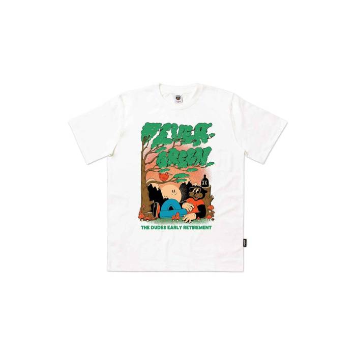 The Dudes 【 Evergreen Seasonal T-Shirt Men White 】 Tシャツ メンズ 白色 ホワイト｜スニケス