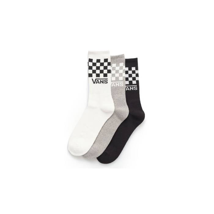 ヴァンズ Vans 【 Classic Check Crew 3-Pack Unisex Multicolor 】 クラシック クルー 3個入 ユニセックス｜スニケス 14,000円