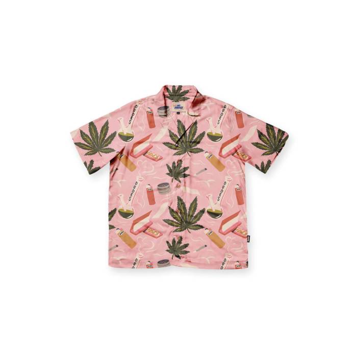 The Dudes 【 Trippin Hawaiian Shirt Men Pink 】 メンズファッション トップス Tシャツ カットソー メンズ pink ピンク