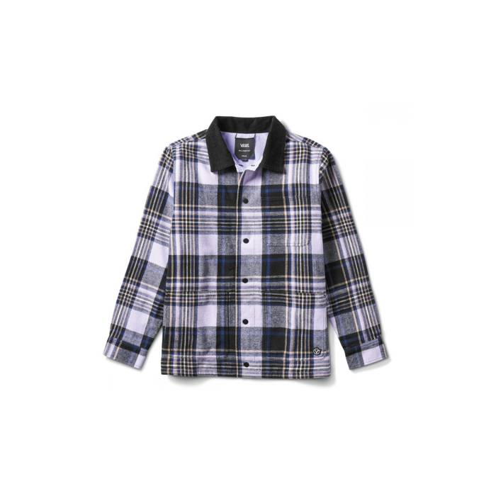 ヴァンズ Vans 【 X Anderson Paak Plaid Reversible Chore Coat Mn Men Blue 】 リバーシブル メンズファッション トップス スウェット トレーナー メンズ 青色 ブルー