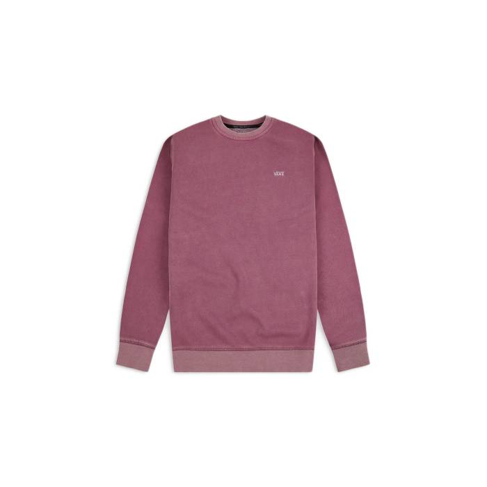 ヴァンズ Vans 【 Comfycush Washed Crewneck Men Burgundy 】 メンズファッション トップス スウェット トレーナー メンズ ワイン色・バーガンディー
