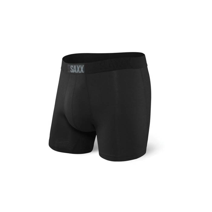 Saxx 【 Vibe Boxer Brief Black/Black Men Black 】 バイブ メンズ 黒いこと 黒いこと