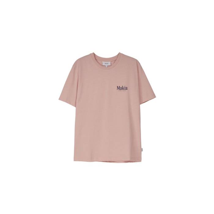 Makia 【 Key T-Shirt W Women Pink 】 Tシャツ レディース pink ピンク｜スニケス