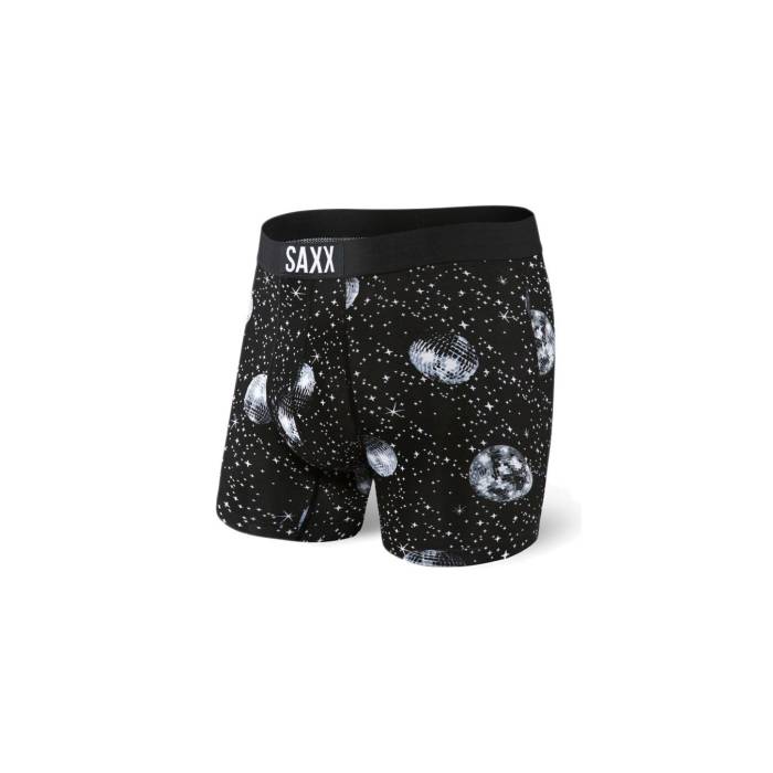 Saxx 【 Vibe Boxer Brief Men Black 】 バイブ メンズ 黒いこと 黒いこと