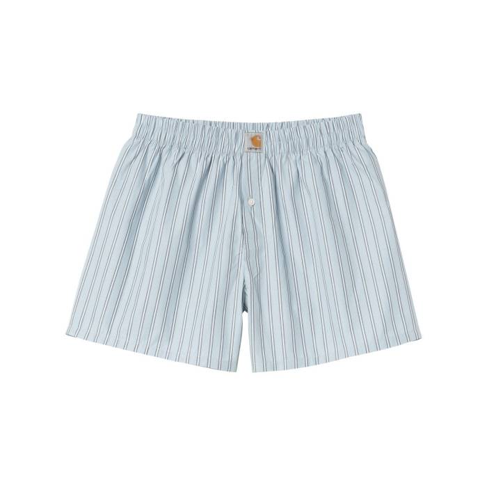 鉄道車両ハート型 ダブリューアイピー Carhartt Wip 【 Cotton Boxer Men Blue 】 メンズ 青碧 青碧