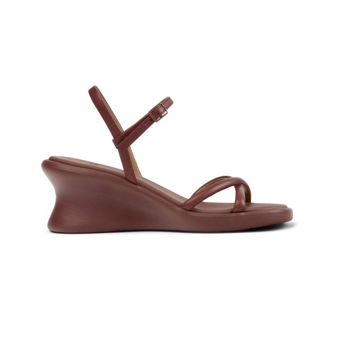 カンペール Camper 【 Louise Sandal Women Burgundy 】 レディース ぶどう酒色・バーガンディー