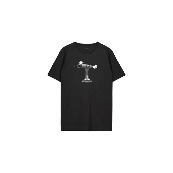 Makia 【 Bird T-Shirt M Men Black 】 Tシャツ メンズ 黒色 ブラック|スニケス