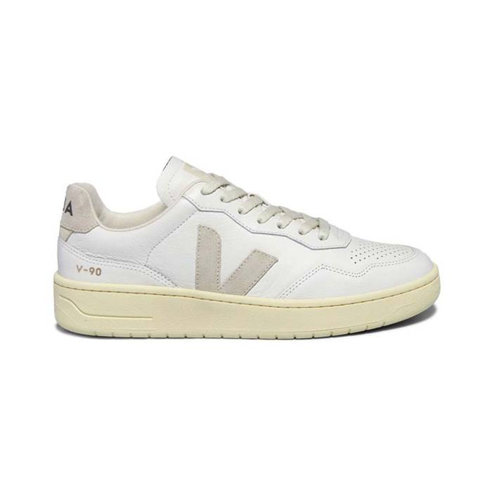 ヴェジャ Veja 【 V-90 Leather Ext White Natural Women White 】 なめし革 白いこと 白いこと 自然的 レディース 白いこと 白いこと