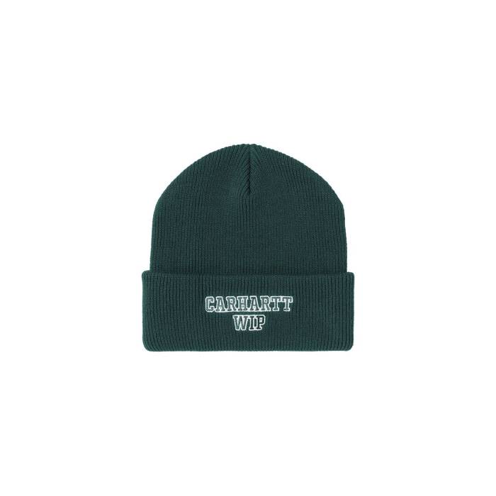 カーハート ダブリューアイピー Carhartt Wip 【 Alumni Beanie Unisex Green 】 キャップ 帽子 ユニセックス green 緑・グリーン|スニケス