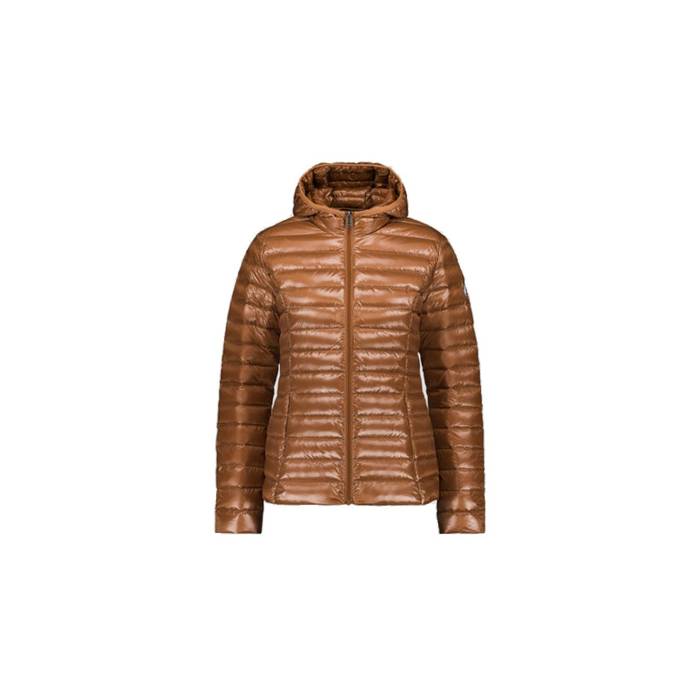 Jott 【 Shiny Down Jacket Cloeshiny Women Brown 】 ダウン Jacket ジャケット レディース 茶色 ブラウン｜スニケス