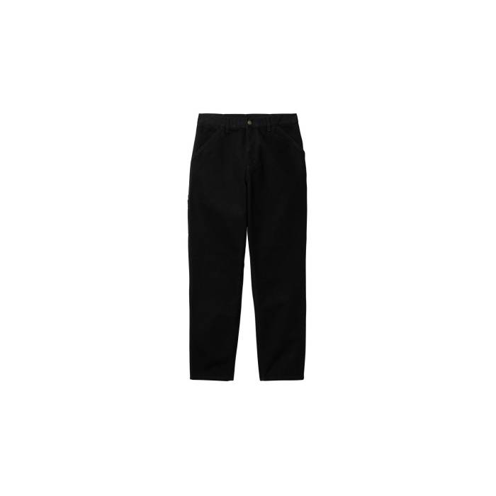 カーハート ダブリューアイピー Carhartt Wip 【 Single Knee Pant Black Men Black 】 パンツ 黒色 ブラック メンズファッション ズボン パンツ メンズ 黒色 ブラック