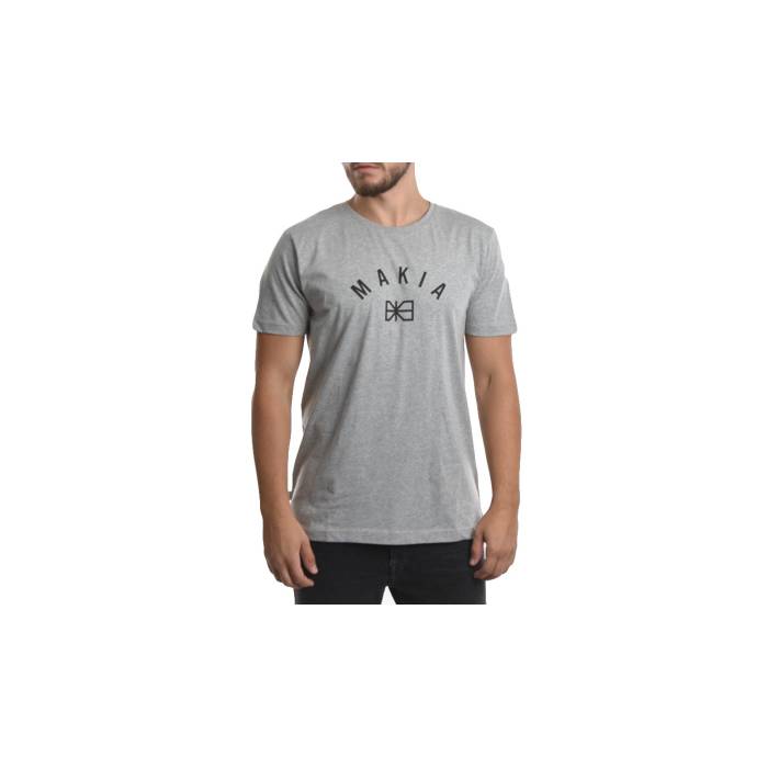 Makia 【 Brand T-Shirt M Men Grey 】 Tシャツ メンズファッション トップス Tシャツ カットソー メンズ 灰色 グレー