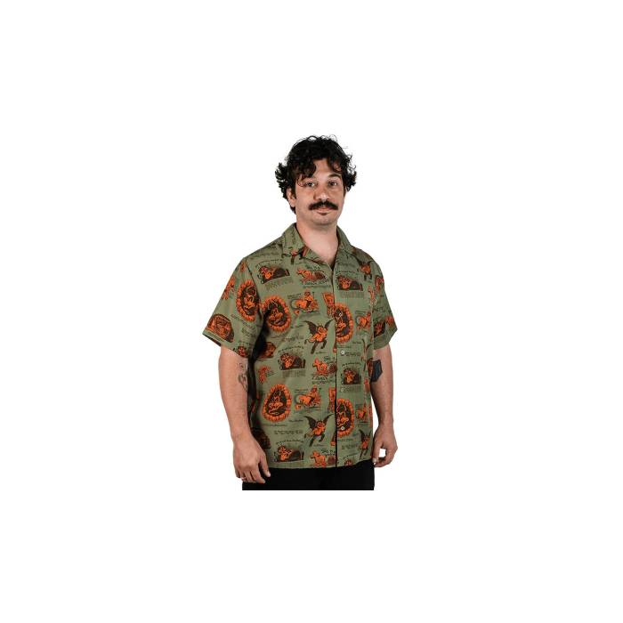 The Dudes 【 Beelzebud Hawaiian Shirt Men Multicolor 】 メンズファッション トップス Tシャツ カットソー メンズ