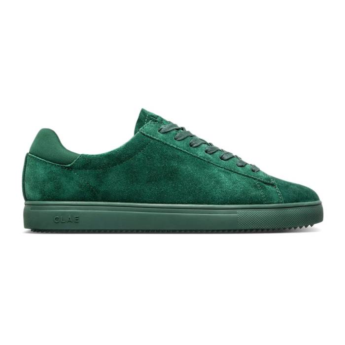 粘土 Clae 【 Bradley Tonal Trekking Green Suede Unisex Green 】 green 緑・緑であること スエード・スウェード ユニ一発やる green 緑・緑であること