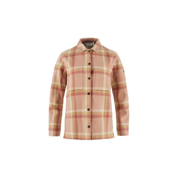 【 Singi Flannel Overshirt W Women Pink 】 レディース pink サクラ色