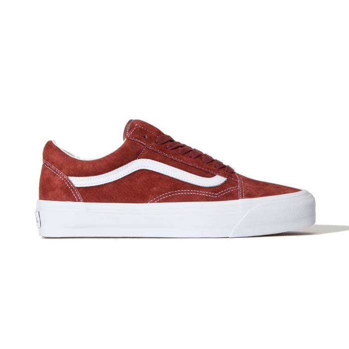 ヴァンズ Vans 【 Lx Old Skool Unisex Burgundy 】 ユニ一発やる ブドウ酒色・バーガンディー