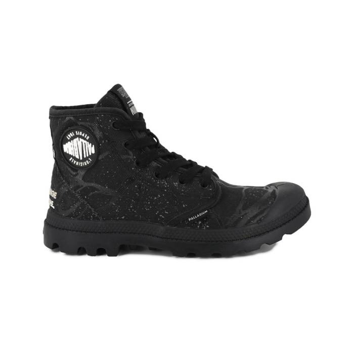 パラディウム Palladium 【 Pampa Hi Tunnels Women Black 】 パンパ レディース 黒いこと 黒いこと