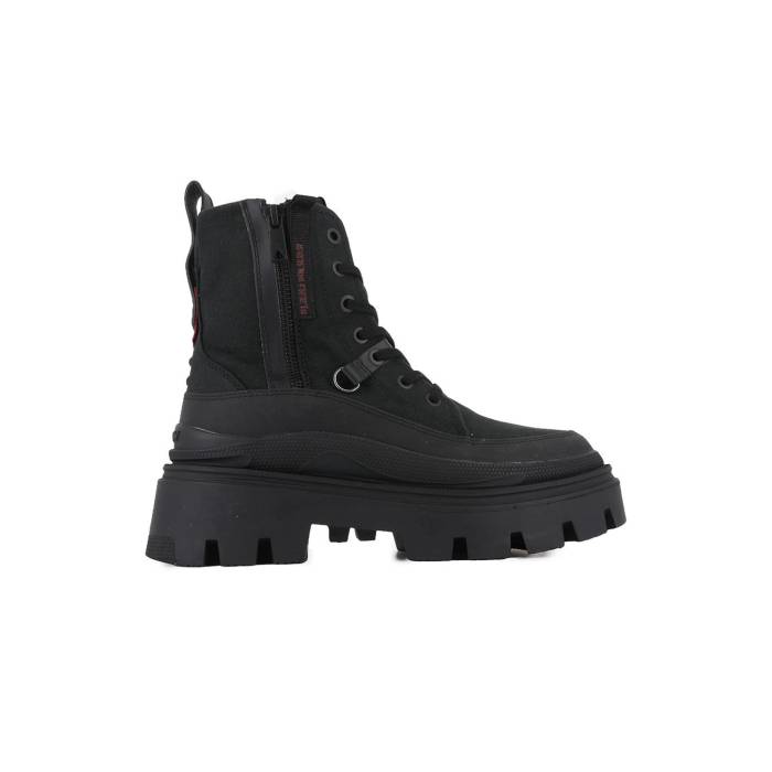 パラディウム Palladium 【 Pallasquad Zip Tx Women Black 】 レディース 黒いこと 黒いこと