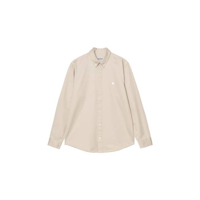 カーハート ダブリューアイピー Carhartt Wip 【 L/S Madison Shirt Men Light Brown 】 長袖・ロングスリーブ メンズ 茶色 ブラウン｜スニケス 28,397円
