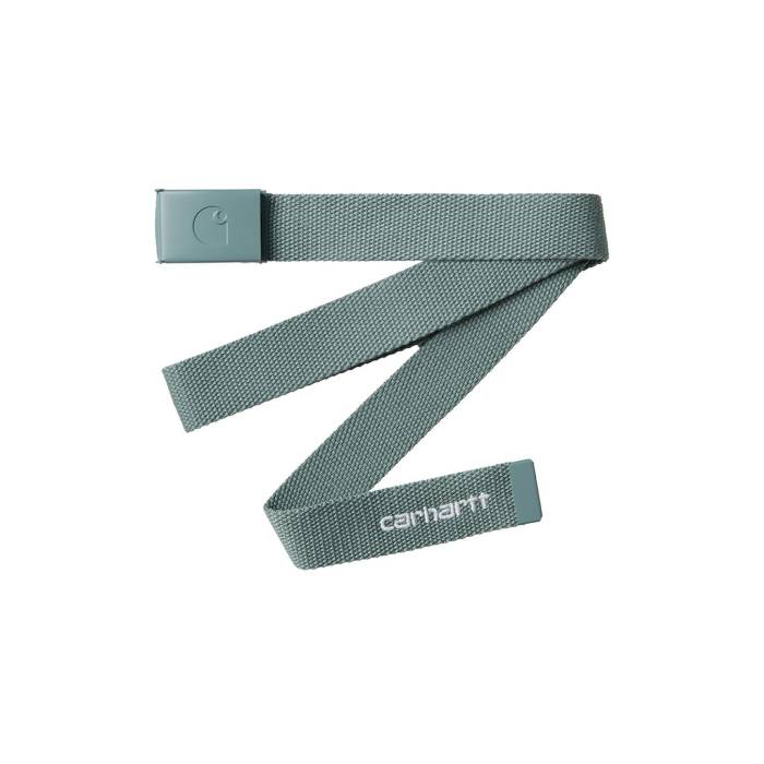 鉄道車両ハート形 ダブリューアイピー Carhartt Wip 【 C-Logo Belt Tonal Unisex Green 】 胴締め ユニ一発やる green 緑・緑であること