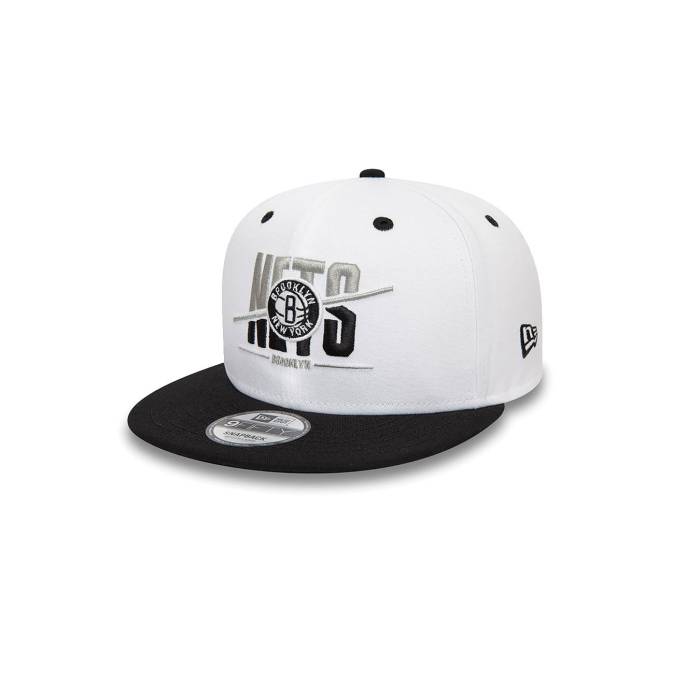 ニューエラ New Era 【 Brooklyn Nets Crown White 9Fifty Snapback Cap Unisex White 】 ブルックリン ネッツ 白色 ホワイト Snapback スナップバック バッグ キャップ 帽子 ユニセックス 白色 ホワイト｜スニケス