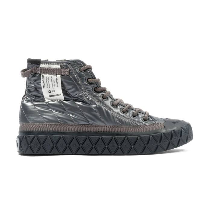 パラディウム Palladium 【 Palla Ace Re-Quilt W Gun Metal Women Silver 】 はやりっ子 金属元素 レディース Silver しろがね色・しろがね色