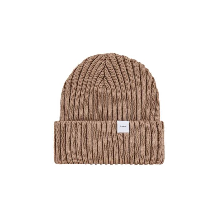 Makia 【 Eerik Beanie Unisex Brown 】 旗がしら 鳥打ち帽 ユニ一発やる 赤銅色 赤銅色