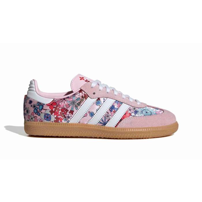 アディダス Adidas Originals 【 Adidas Samba Liberty London Og Junior Kids Pink 】 アディダス サンバ お坊っちゃん キッズ pink サクラ色