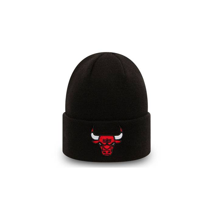 ニューエラ New Era 【 Chicago Bulls Essential Black Cuff Beanie Hat Unisex Black 】 シカゴ ブルズ 黒色 ブラック キャップ 帽子 バッグ 小物 ブランド雑貨 帽子 メンズ帽子 ニット帽 ユニセックス 黒色 ブラ
