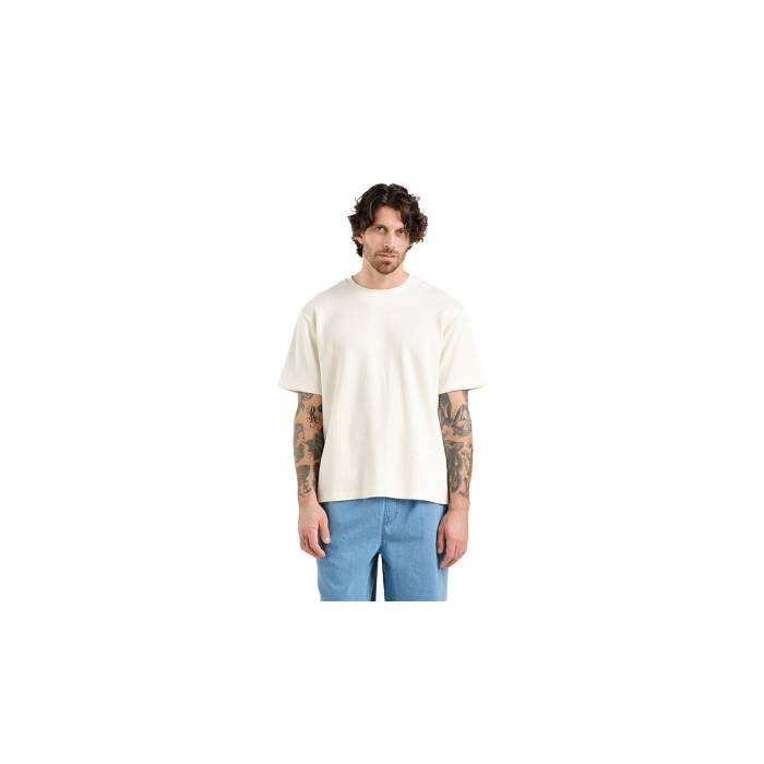 Dedicated 【 T-Shirt Danviken Waffle Off-White Men Offwhite 】 Tシャツ ワッフル オフホワイト メンズファッション トップス Tシャツ カットソー メンズ