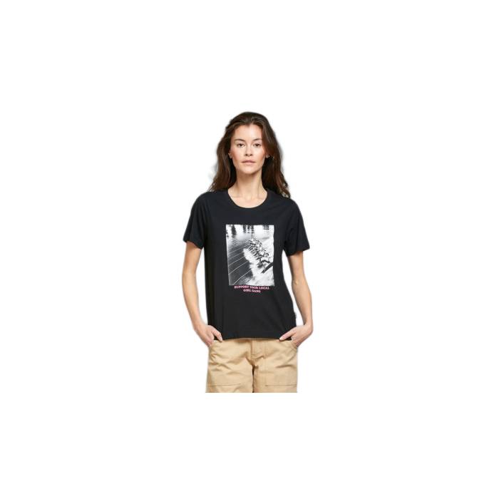 Dedicated 【 T-Shirt Mysen Waterski Gang Black Women Black 】 Tシャツ 黒色 ブラック レディースファッション トップス Tシャツ カットソー レディース 黒色 ブラック