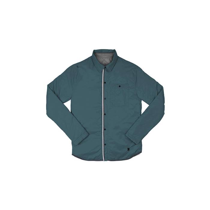 クロム Chrome 【 Industries Reversible Warm Work Shirt Men Green 】 リバーシブル ウォーム メンズ green 緑・グリーン｜スニケス 36,595円