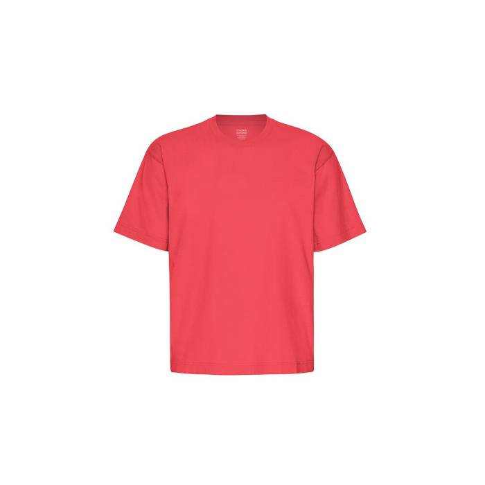 カラフル スタンダード Colorful Standard 【 Oversized Organic T-Shirt Unisex Red 】 Tシャツ ユニセックス Red 赤・レッド|スニケス
