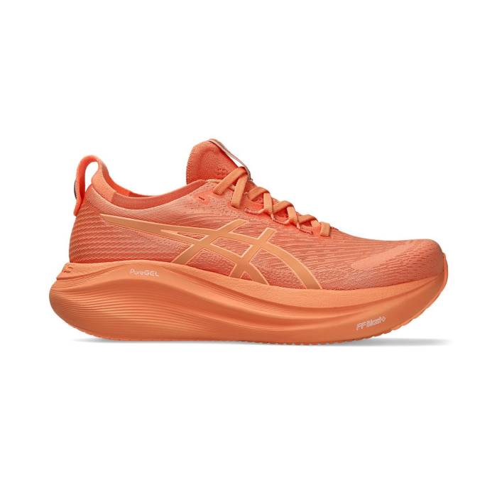 アシックス Asics 【 Gel-Nimbus 27 Lite-Show W Women Orange 】 レディース orange 橙・オレンジ色