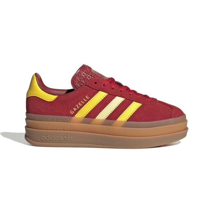 アディダス Adidas Originals 【 Adidas Gazelle Bold J Kids Red 】 アディダス ガゼル お坊っちゃん キッズ Red 赤・赤いこと