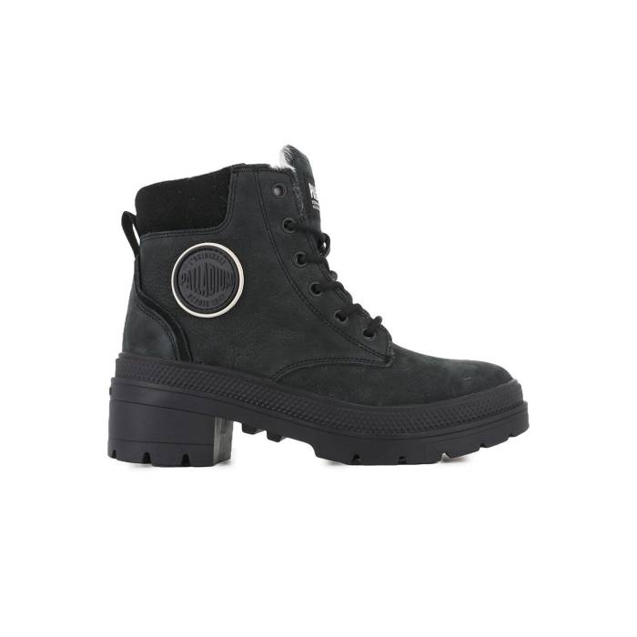 パラディウム Palladium 【 Pallarise Nbk Wl W Women Black 】 レディース 黒いこと 黒いこと