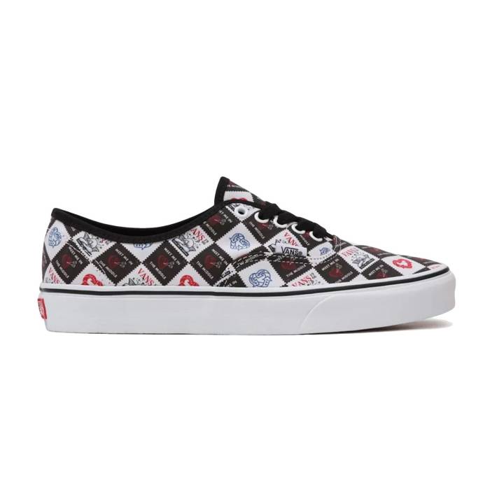 ヴァンズ Vans 【 Love Letters Authentic Women Black 】 オーセンティック レディース 黒いこと 黒いこと