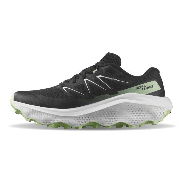 サロモン Salomon 【 Ultra Flow 2 Men Black 】 ultra ウルトラ 流出受け答え メンズ 黒いこと 黒いこと