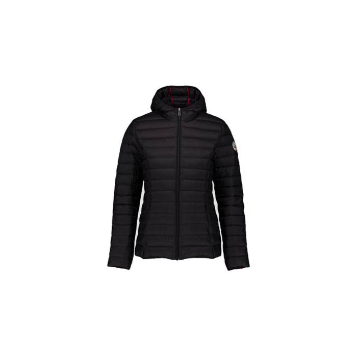 Jott 【 Down Jacket Light Cloe Hoodie Women Black 】 ダウン Jacket ジャケット フーディー パーカー レディース 黒色 ブラック｜スニケス