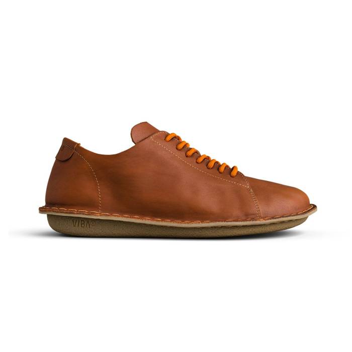 Vibae 【 Lisboa Leather Cognac Brown Unisex Brown 】 なめし革 赤銅色 赤銅色 ユニ一発やる 赤銅色 赤銅色