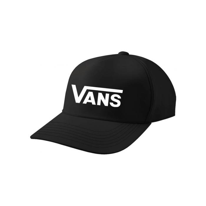 ヴァンズ Vans 【 Drop V Logo Snapback Unisex Black 】 ロゴ Snapback スナップバック バッグ ユニセックス 黒色 ブラック｜スニケス