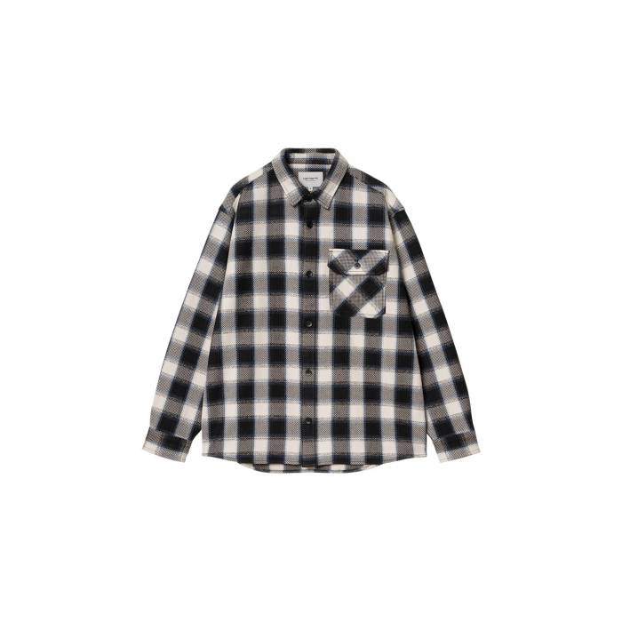 カーハート ダブリューアイピー Carhartt Wip 【 L/S Witten Shirt Natural Men Multicolor 】 長袖・ロングスリーブ ナチュラル メンズファッション コート ジャケット メンズ 27,495円