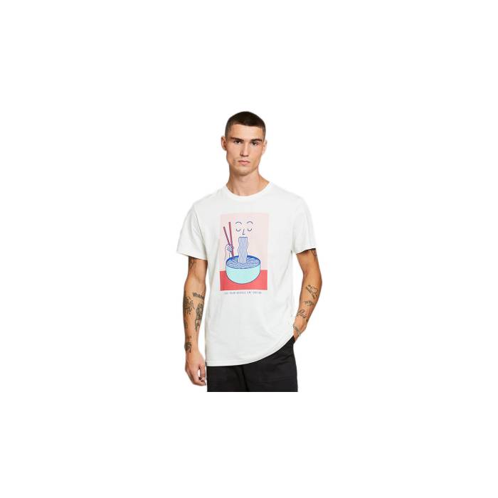 Dedicated 【 T-Shirt Stockholm Noodle Off-White Men White 】 Tシャツ オフホワイト メンズファッション トップス Tシャツ カットソー メンズ 白色 ホワイト