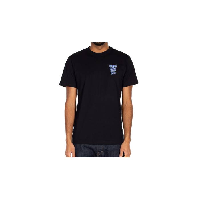 Iriedaily 【 High Rise Low Life Tee Men Black 】 ハイ ライズ Tシャツ メンズファッション トップス Tシャツ カットソー メンズ 黒色 ブラック