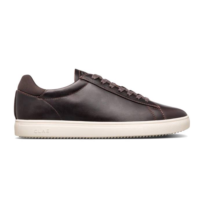 クレイ Clae 【 Bradley Walrus Brown Leather Men Brown 】 茶色 ブラウン レザー 靴 メンズ靴 スニーカー メンズ 茶色 ブラウン