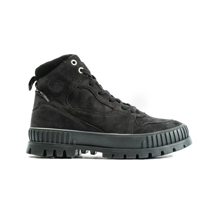 パラディウム Palladium 【 Pallashock Hi Snk Women Black 】 レディース 黒いこと 黒いこと