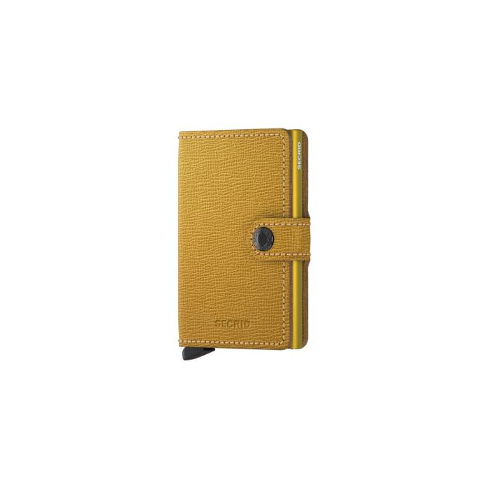 Secrid 【 Miniwallet Crisple Ochre Unisex Yellow 】 ユニ一発やる yellow 黄味がかった・黄色