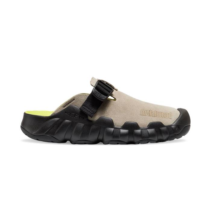 キーン Keen 【 X Metalwood Hyperport Clog Leather M Men Grey 】 なめし革 メンズ 薄墨色 薄墨色